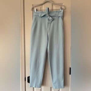 White House Black Market Tailored High-Waist Light Blue Women's Trousers Size 4